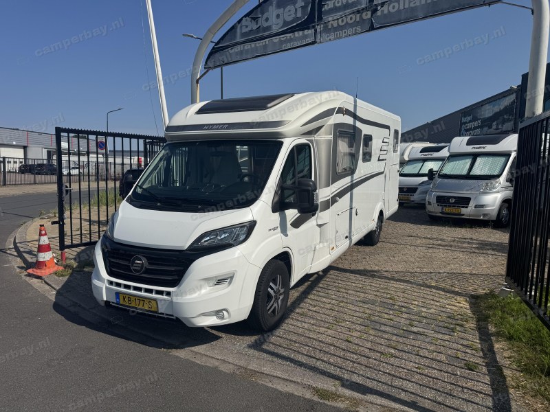 Hymer T 704 SL enkelebedden levelsysteem